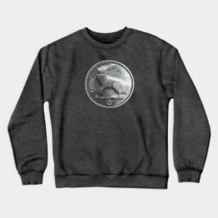 Lucky Irish Threepence Coin Crewneck Sweatshirt